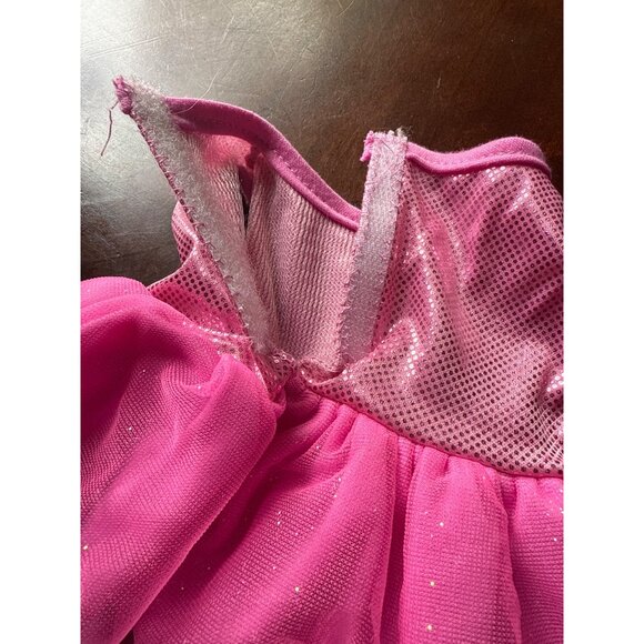 Pink Glitter Tulle Dress For Cabbage Patch Kids Dolls By Jakks - Picture 3 of 3